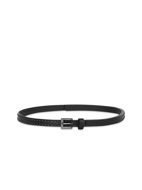

Forever Glam by Pantaloons Women Black Embellished PU Belt