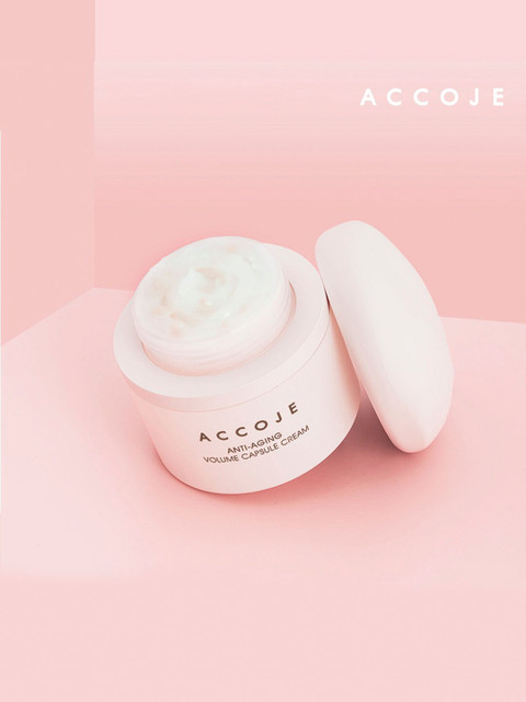 

ACCOJE Anti Aging Volume Capsule Cream, Pink