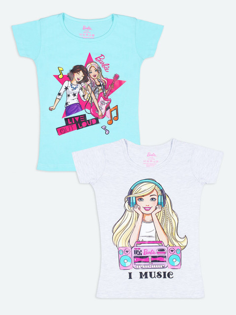 

Barbie Girls Multicoloured 2 Printed T-shirt, Multi