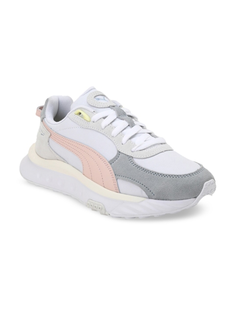 

Puma Unisex White Wild Rider Rollin Sneakers
