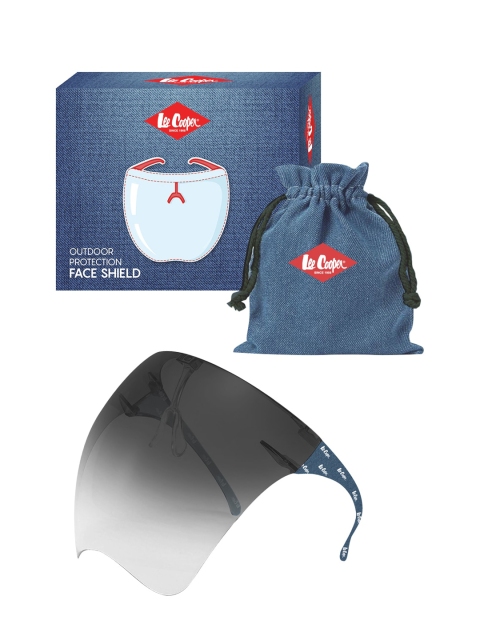 

Lee Cooper Unisex Grey Solid Goggle-Style Protective Wear Face Shield