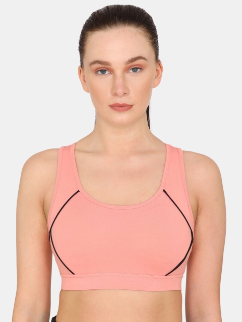 

Zivame Zelocity by Zivame Women Pink Padded Sports Bra
