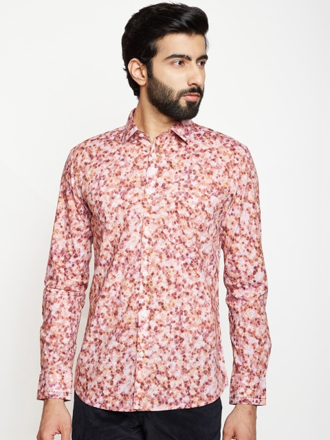 

Crimsoune Club Men Multicoloured Slim Fit Floral Printed Casual Shirt, Multi