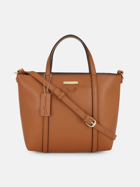 

Forever Glam by Pantaloons Women Tan Structured Shoulder Bag