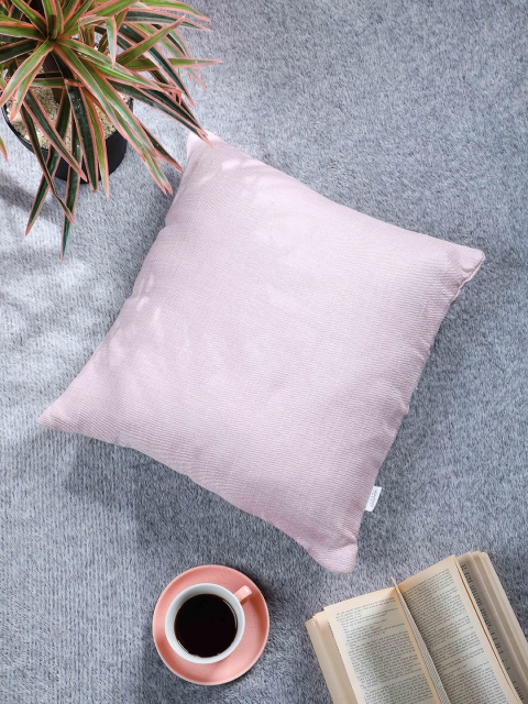 

YOYOSO Pink Linen Throw Pillow