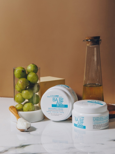 

BAREAIR Natural Moulding Cream With Argan Oil & Shea Butter 120 g, Blue