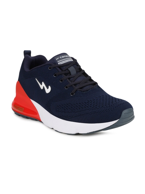

Campus Men Navy Blue Mesh Running Non-Marking Shoes