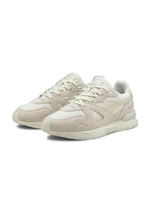 

PUMA Beige & Off-White Suede Mirage Mox Mono Sneakers