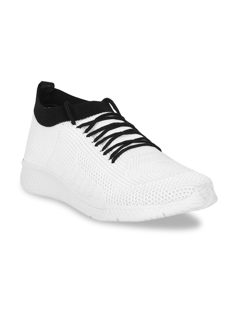 

M7 by Metronaut Men White Woven Design Sneakers