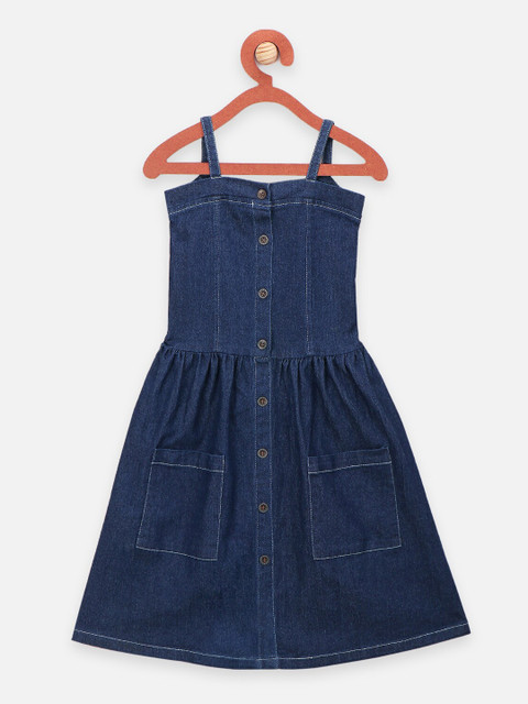 

LilPicks Blue Denim Dress