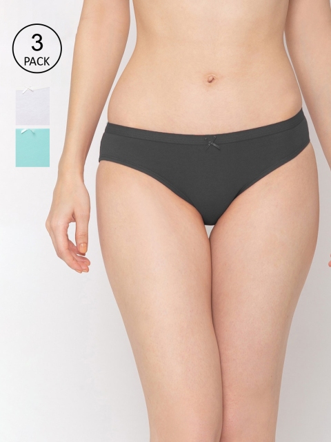 

Candyskin Women Pack Of 3 Assorted Bikini Cotton Briefs CSCP002Multi
