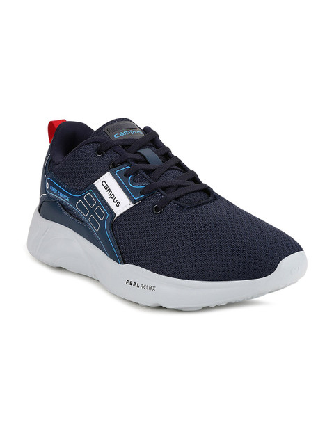 

Campus Men Navy Blue Mesh Running Non-Marking Shoes