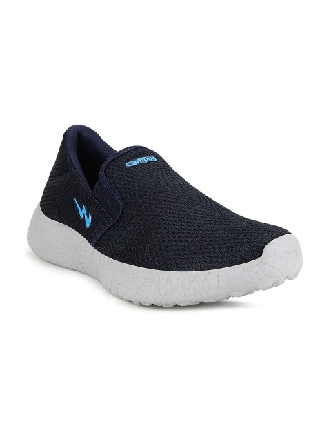 

Campus Men's Navy Blue Wave Plus Slip-On Walking Shoes