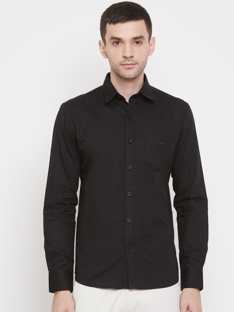 

Crimsoune Club Men Black Slim Fit Casual Shirt