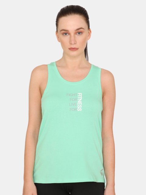 

Zelocity by Zivame Women Green Tank Top