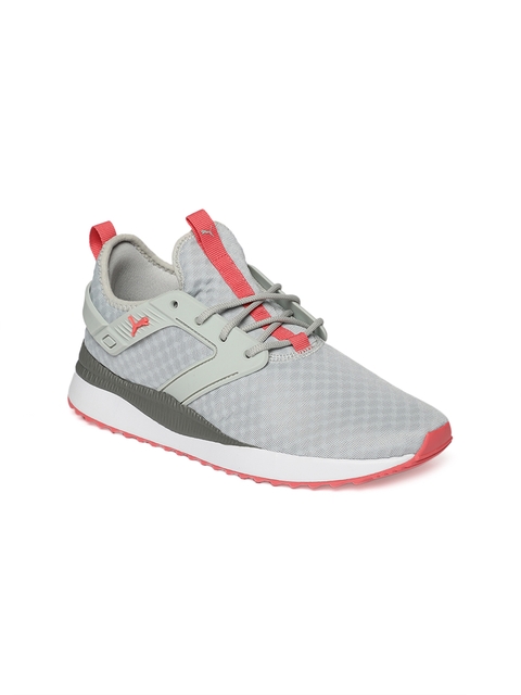 Puma Women Grey Pacer Next Excel Core Sneakers