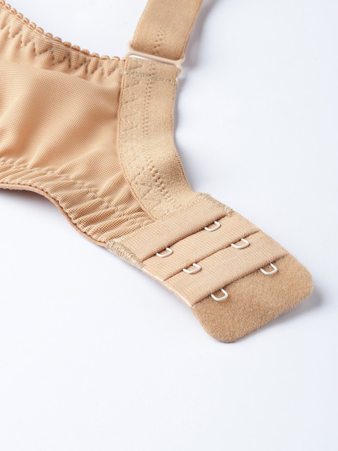 Sztori X fwd Plus Size Beige Lace Non-Wired Non Padded Everyday Bra SZ-BRA-705B - Image 5