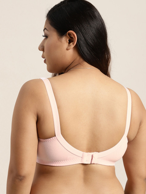 Sztori X fwd Plus Size Pink Lace Non-Wired Non Padded Everyday Bra SZ-BRA-704H - Image 3