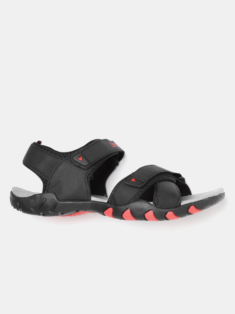 The Roadster Lifestyle Co Men Black Solid Sports Sandals - Image 2