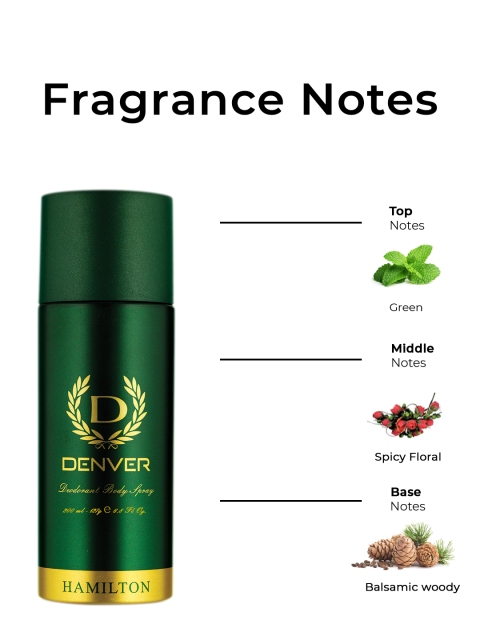 Denver Men Set of 2 Hamilton Deodorant Body Sprays - Image 7