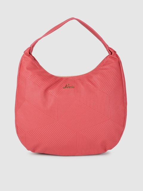 Lavie Pink Solid Shoulder Bag