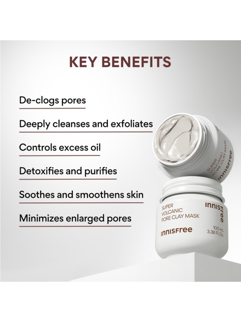 Innisfree Super Volcanic Pore Clay Mask - 100 ml - Image 3