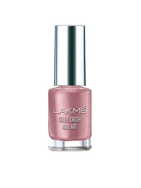 Lakme Color Crush Nail Art For Long Lasting & Shimmery Matte Finish 6ml - M3 Original Nude - Image 2