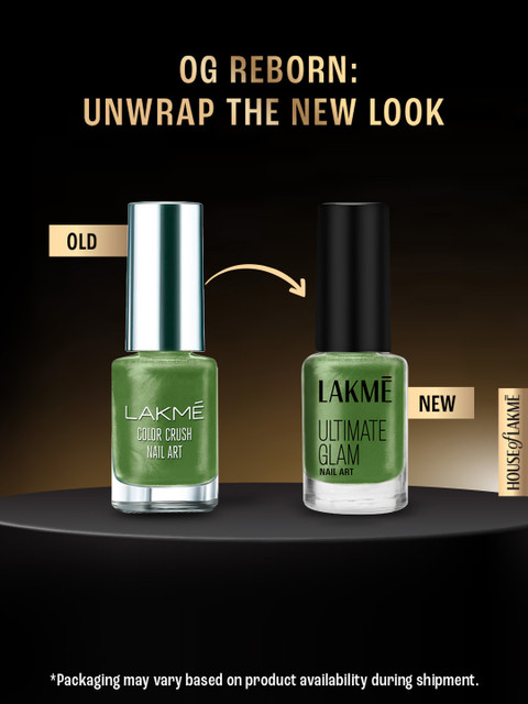 Lakme Color Crush Nailart M18 - Deep Olive - 6 ml - Image 6