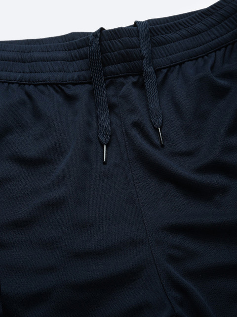 ADIDAS Men Navy Blue Solid Design 2 Move Classics Sustainable Shorts With Side Stripes - Image 5