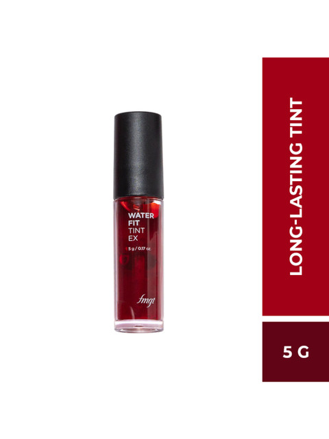 The Face Shop Waterproof and Long Lasting Water Fit Lip Tint - 04 Red Signal - 5 ml