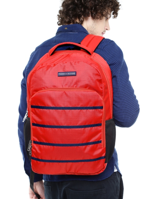Tommy Hilfiger Unisex Red Biker Club-Colorado Backpack