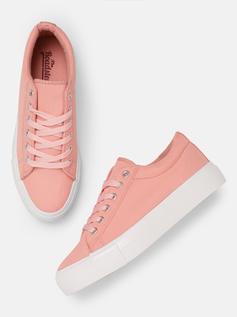 Roadster Women Pink Solid Sneakers