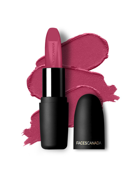 FACES CANADA Weightless Matte Finish Hydrating Lipstick with Almond Oil - Blazing Blush 20