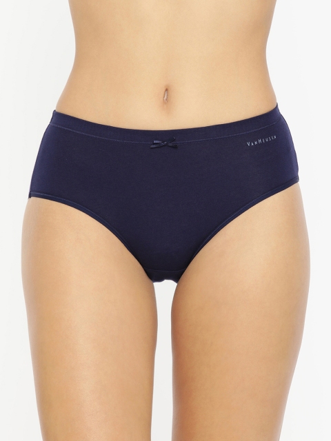 Van Heusen Women Assorted Pack of 2 Solid Anti Bacterial Full Coverage Hipster Panty - Image 2