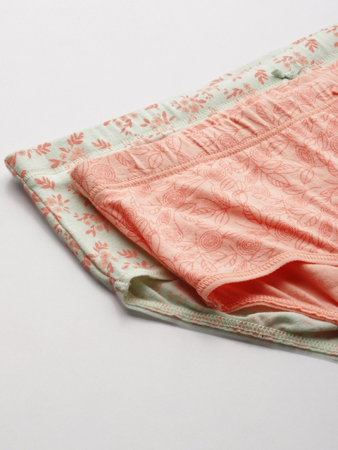 Van Heusen Women Pack of 2 Allover Print Anti Bacterial Moisture Wicking Hipster Panty - Image 5
