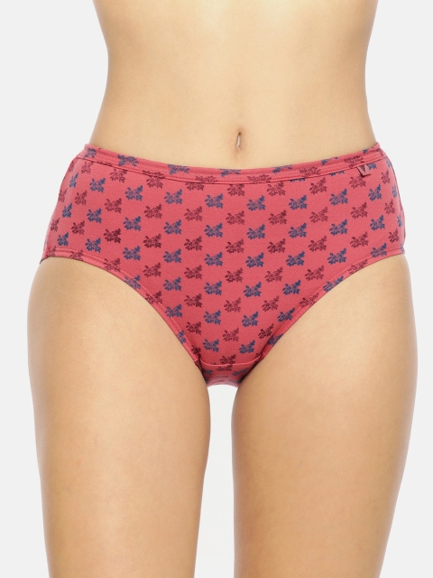 Van Heusen Women Assorted Print Pack of 3 Printed Anti-Bacterial No Marks Waistband Briefs - Image 2
