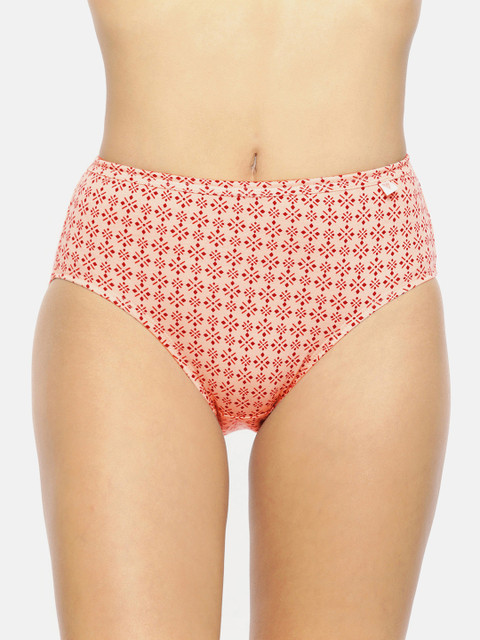 Van Heusen Women Pack of 3 Allover Print Anti Bacterial No Marks Waistband Hipster Panty - Image 2