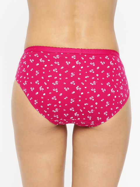 Van Heusen Women Pack of 2 Allover Print Anti Bacterial No Marks Waistband Hipster Panty - Image 3