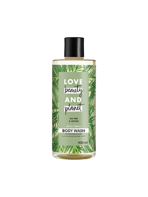 Love Beauty & Planet Natural Tea Tree Oil & Vetiver Purify Body Wash 400 ml