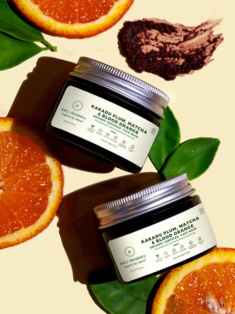 Juicy Chemistry Kakadu Plum, Matcha and Blood Orange Face Mask