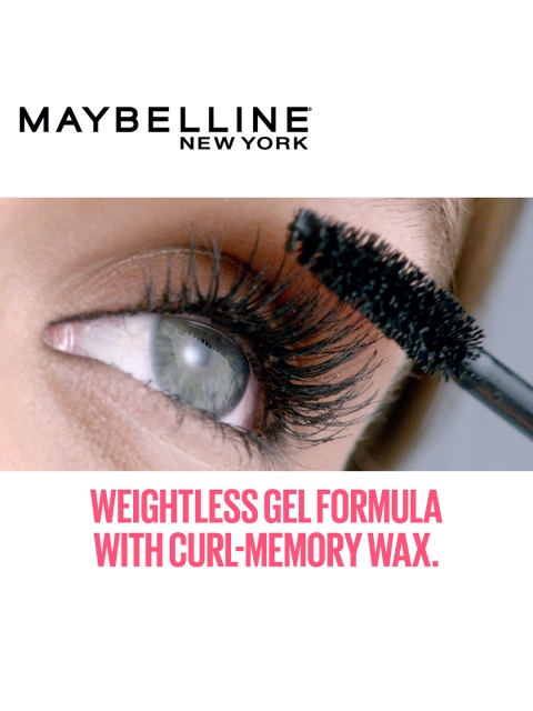 Maybelline New York Hypercurl Washable Mascara 9.2 ml - Black - Image 5