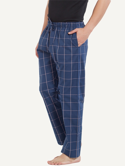 XYXX Men Super Combed Cotton Pack of 2 Checkmate Lounge Pants XYPYJM2PCKN05 - Image 5