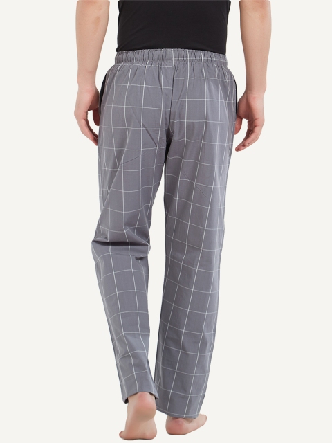 XYXX Men Super Combed Cotton Pack of 2 Checkmate Lounge Pants XYPYJM2PCKN05 - Image 6