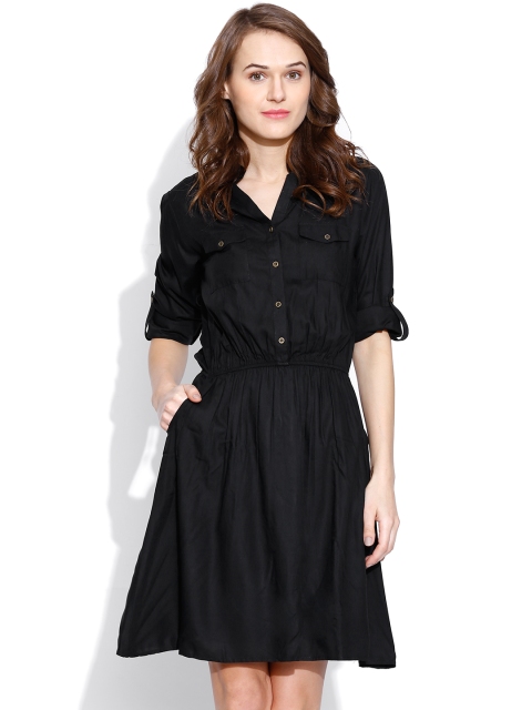 Black Rayon Dresses