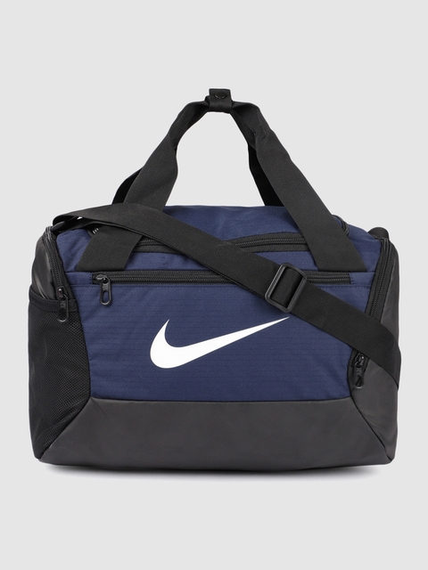 Nike Unisex Blue & Black Brasilia Duffel Bag