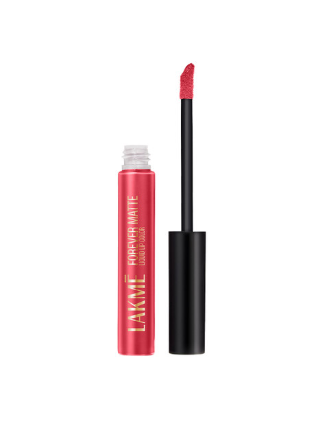 Lakme Forever Matte Lightweight & Transferproof 16Hr Liquid Lipstick 5.6ml - Coral Candy
