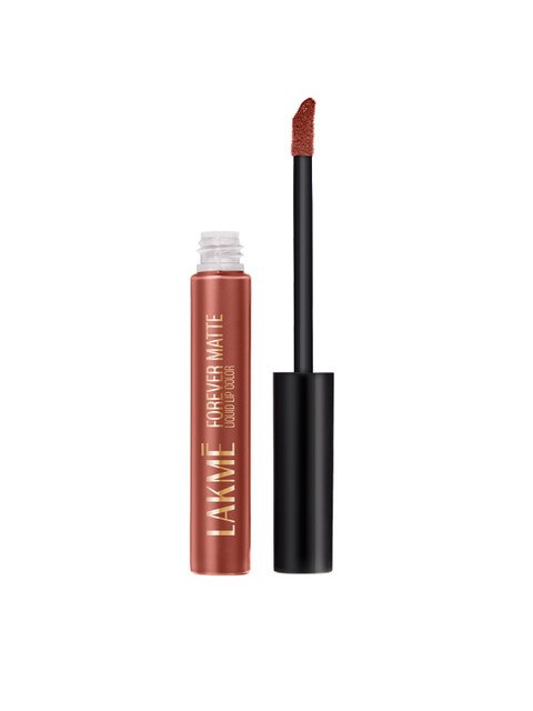 Lakme Forever Matte Lightweight & Transferproof 16Hr Liquid Lipstick 5.6ml - Nude Myth