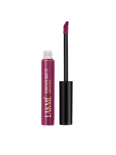 Lakme Forever Matte Lightweight & Transferproof 16Hr Liquid Lipstick 5.6ml - Purple Pout
