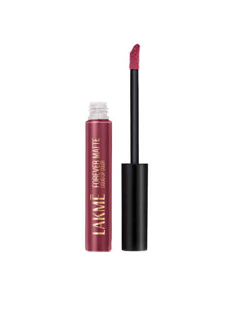 Lakme Forever Matte Lightweight & Transferproof 16Hr Liquid Lipstick 5.6ml - Nude Pink