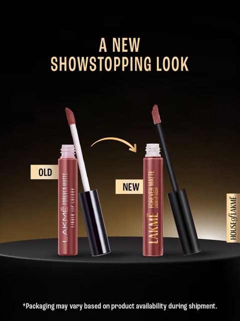 Lakme Forever Matte Lightweight & Transferproof 16Hr Liquid Lipstick 5.6ml - Nude Dream - Image 9
